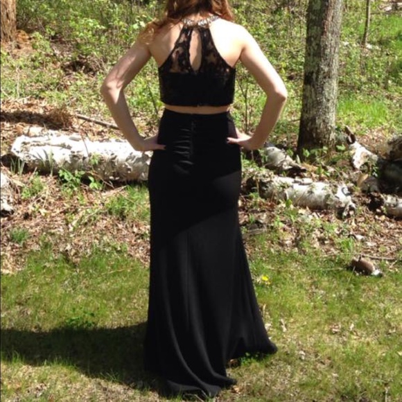 Two-Piece Prom Dress - Picture 2 of 8